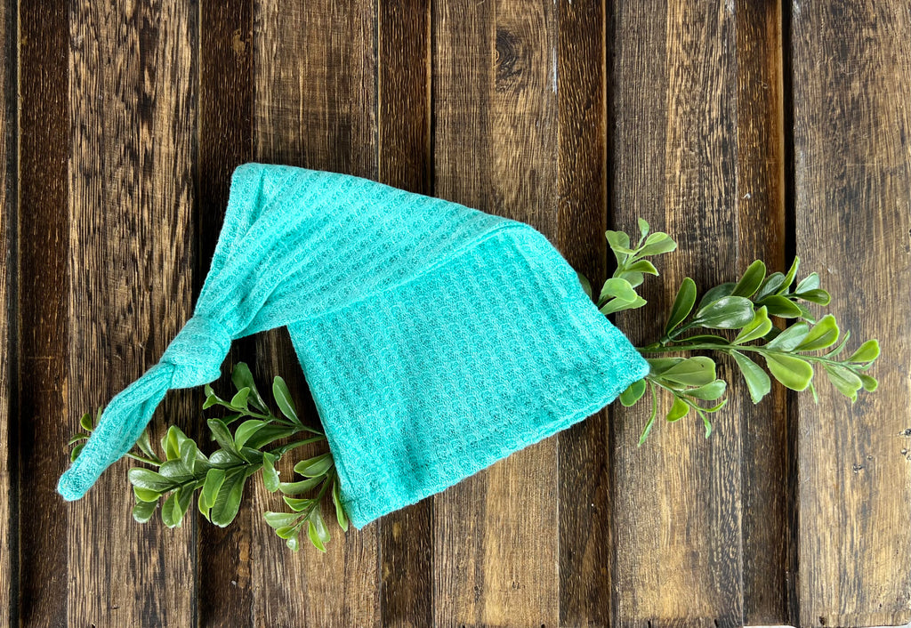 Open Foot Pajamas - Perforated - Mint