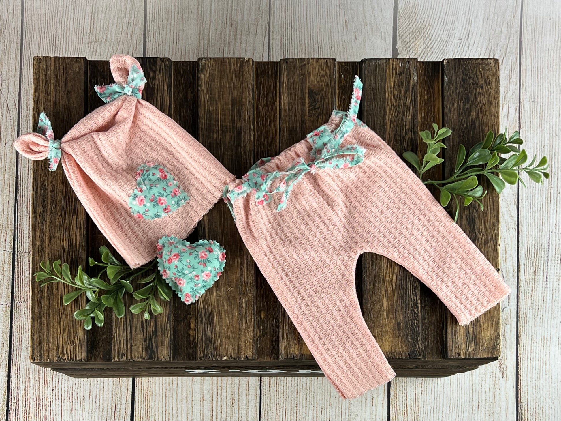 Newborn matching best sale hat and pants