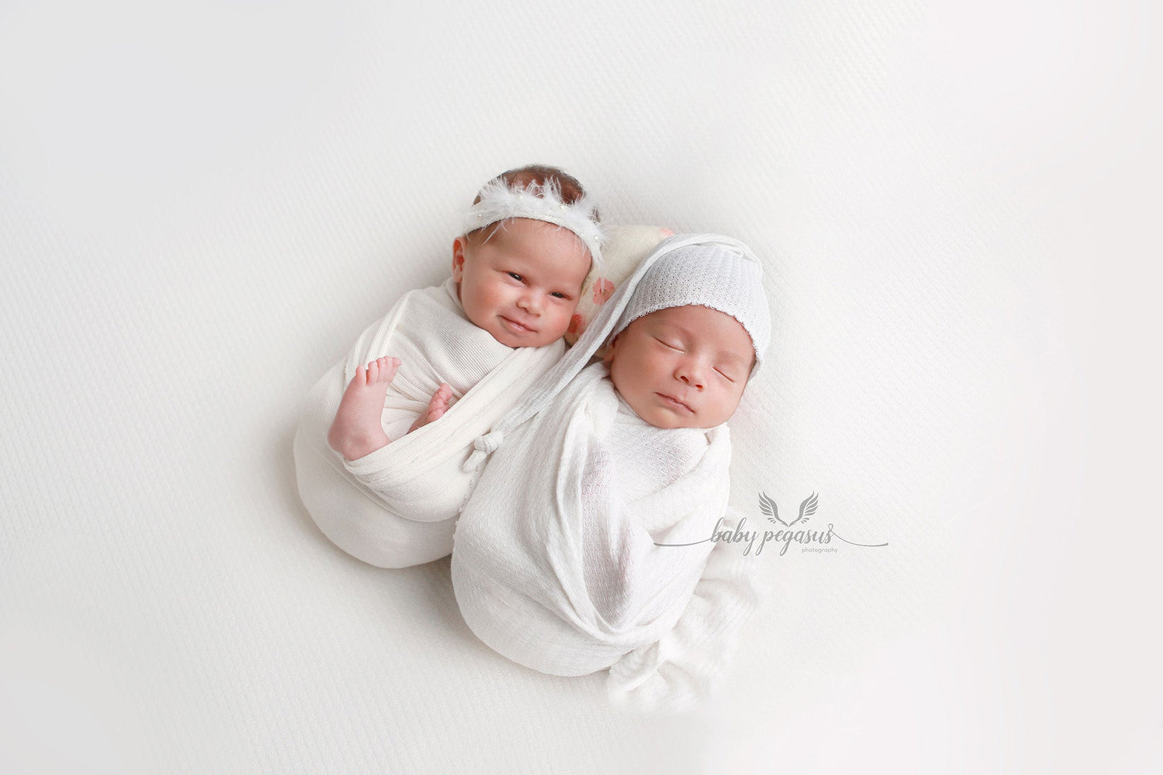 Newborn Photography Bean Bag Fabric Set Perforated Rose Newborn