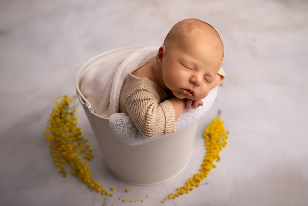 Vintage Bucket - White - Bundle Set