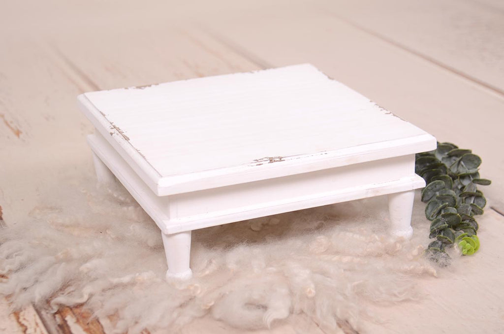 Wooden Display Stand - White