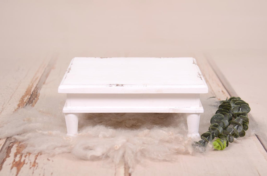 Wooden Display Stand - White