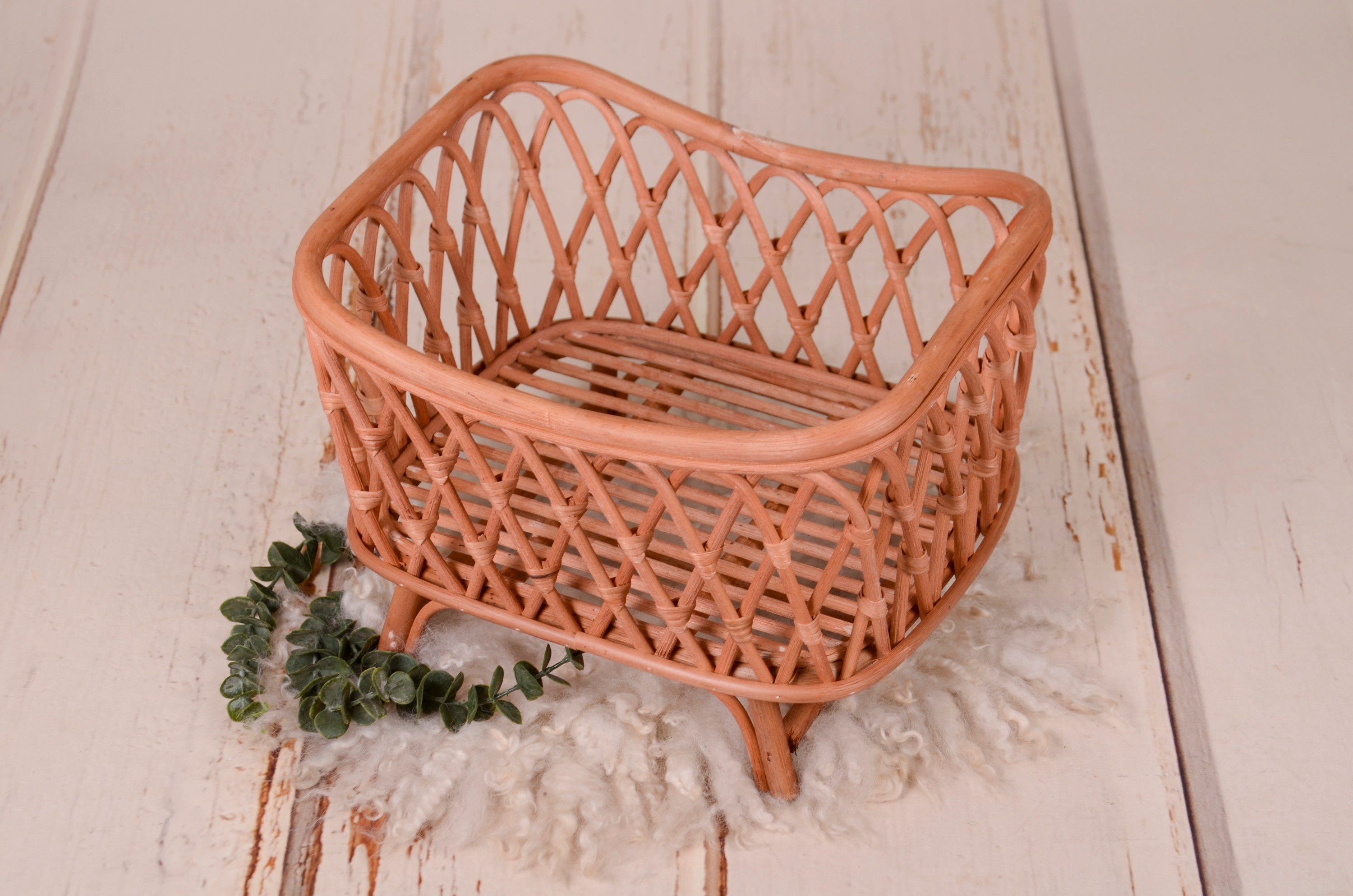 Rattan cradle best sale