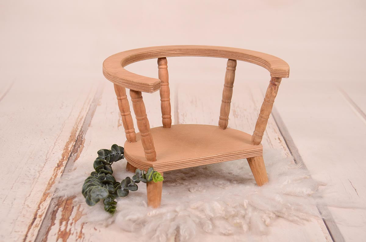 PRE-ORDER Wooden Orbit Chair - Brown