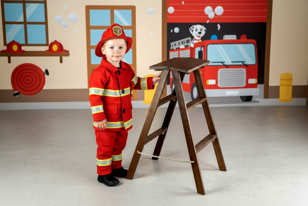 Wooden Step Ladder Cake Smash Photography Prop – Newborn Studio Props