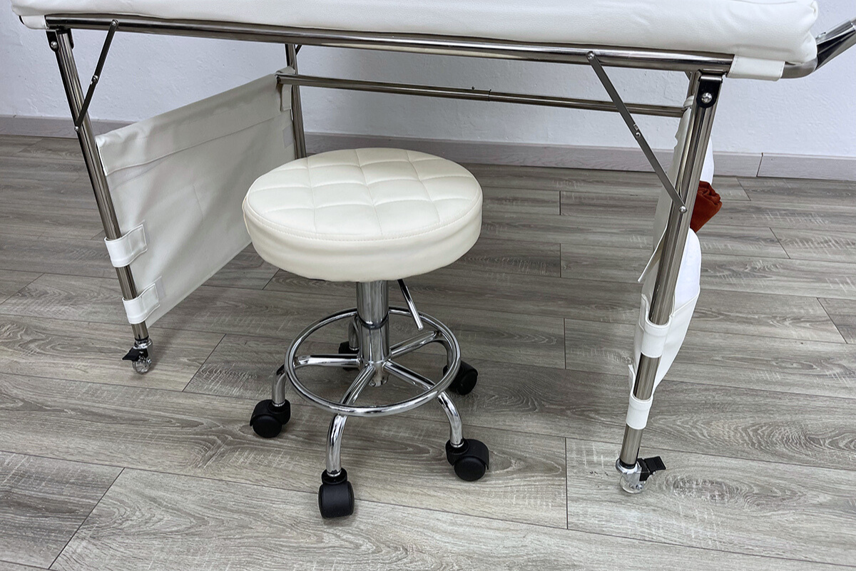 Vinyl Padded Mobile Newborn Photography Stool