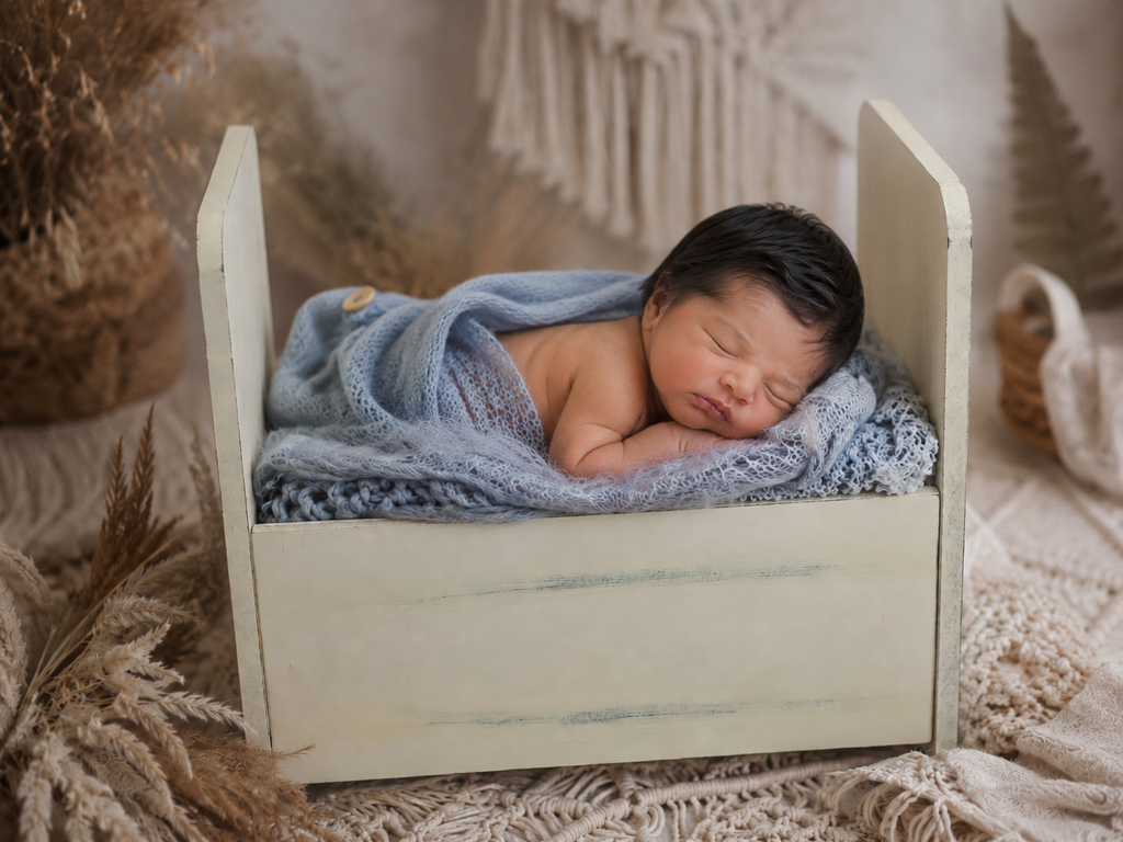 Vintage Crib - Straight - Cream