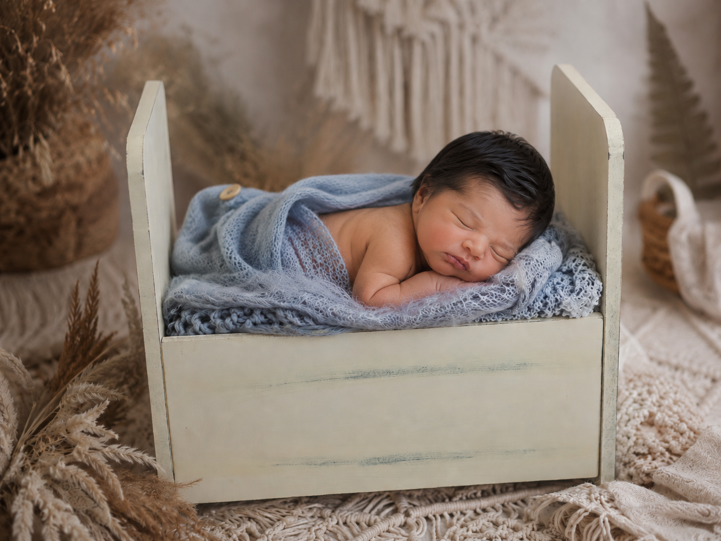 Vintage Crib - Straight - Cream