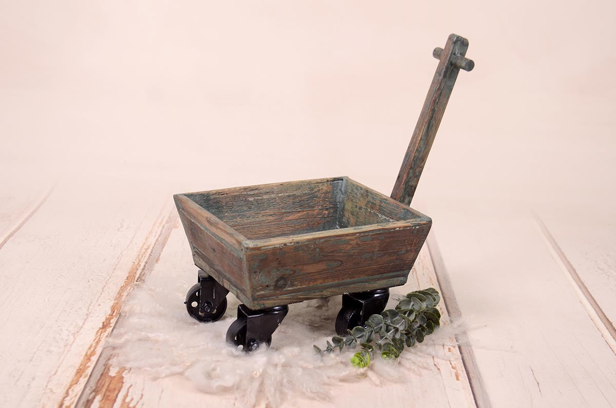 Rustic Wagon Cart - Brown
