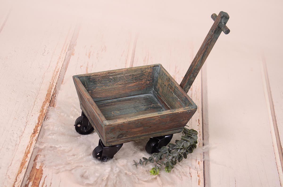 Rustic Wagon Cart - Brown