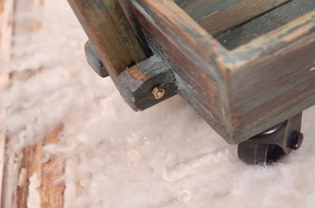 Rustic Wagon Cart - Brown