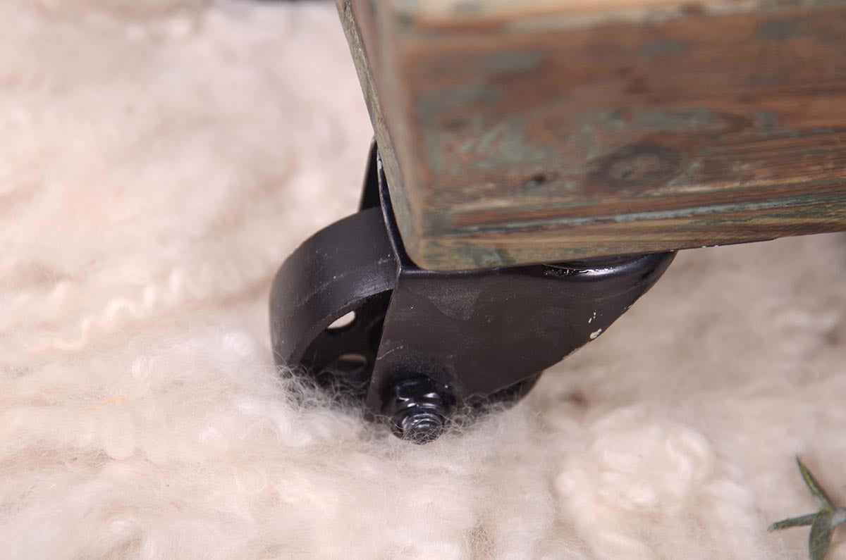 Rustic Wagon Cart - Brown