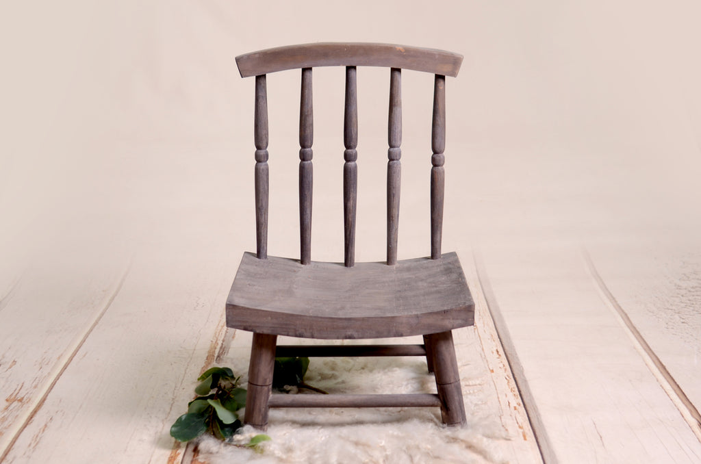Wooden Windsor Chair - Brown