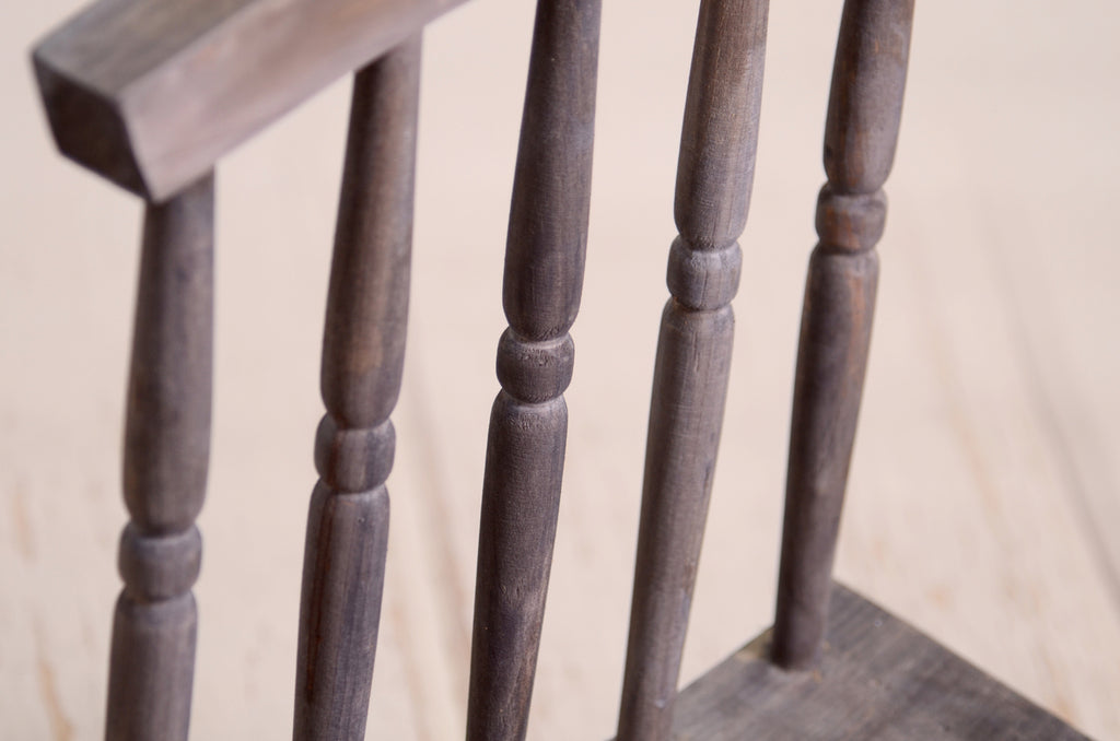 Wooden Windsor Chair - Brown