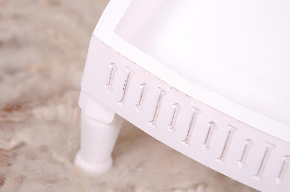 Wooden Zen Riser - White – Newborn Studio Props