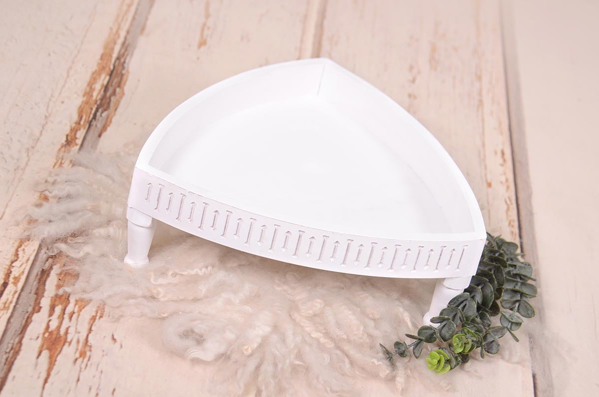 Wooden Zen Riser - White