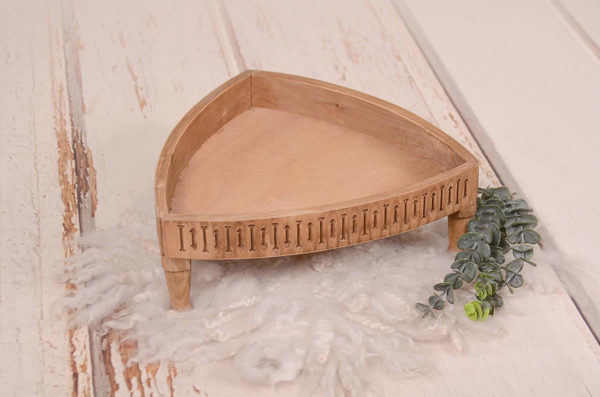 Wooden Zen Riser - Brown – Newborn Studio Props