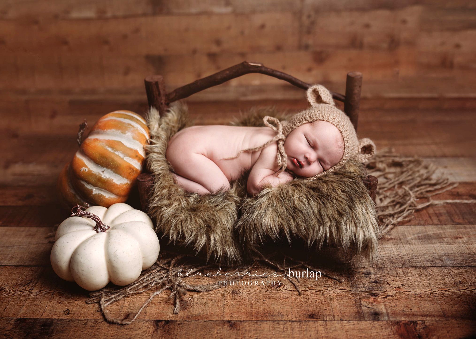 Rustic Bench-Newborn Photography Props
