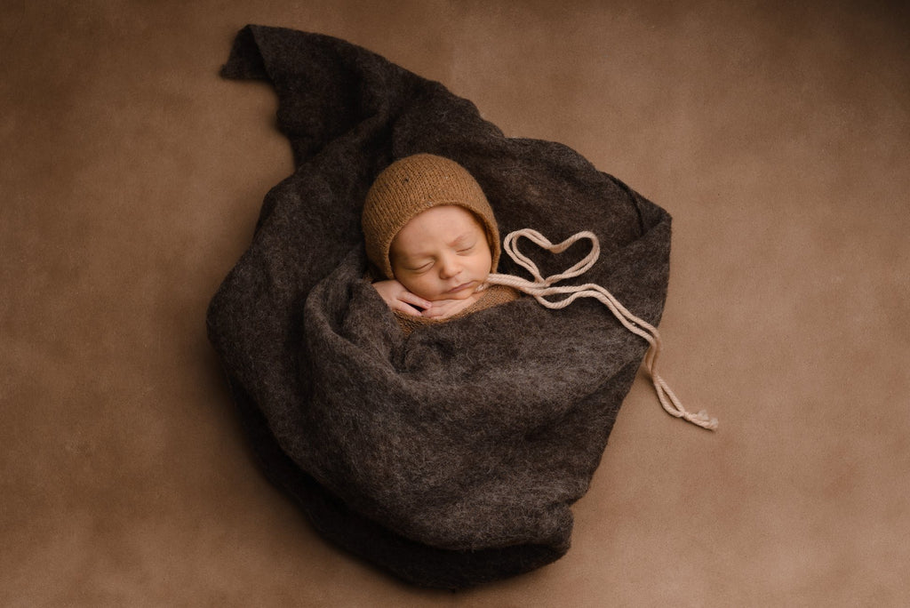 Wool Wrap - Dark Brown