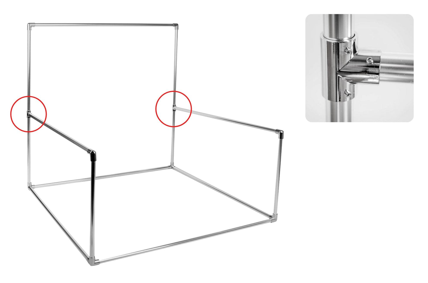 Replacement T Connector for Square Backdrop Stand