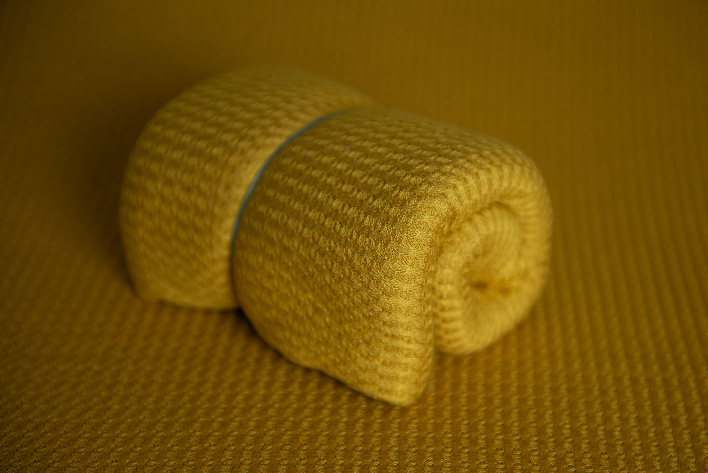 Bean Bag Fabric - Perforated - Mustard
