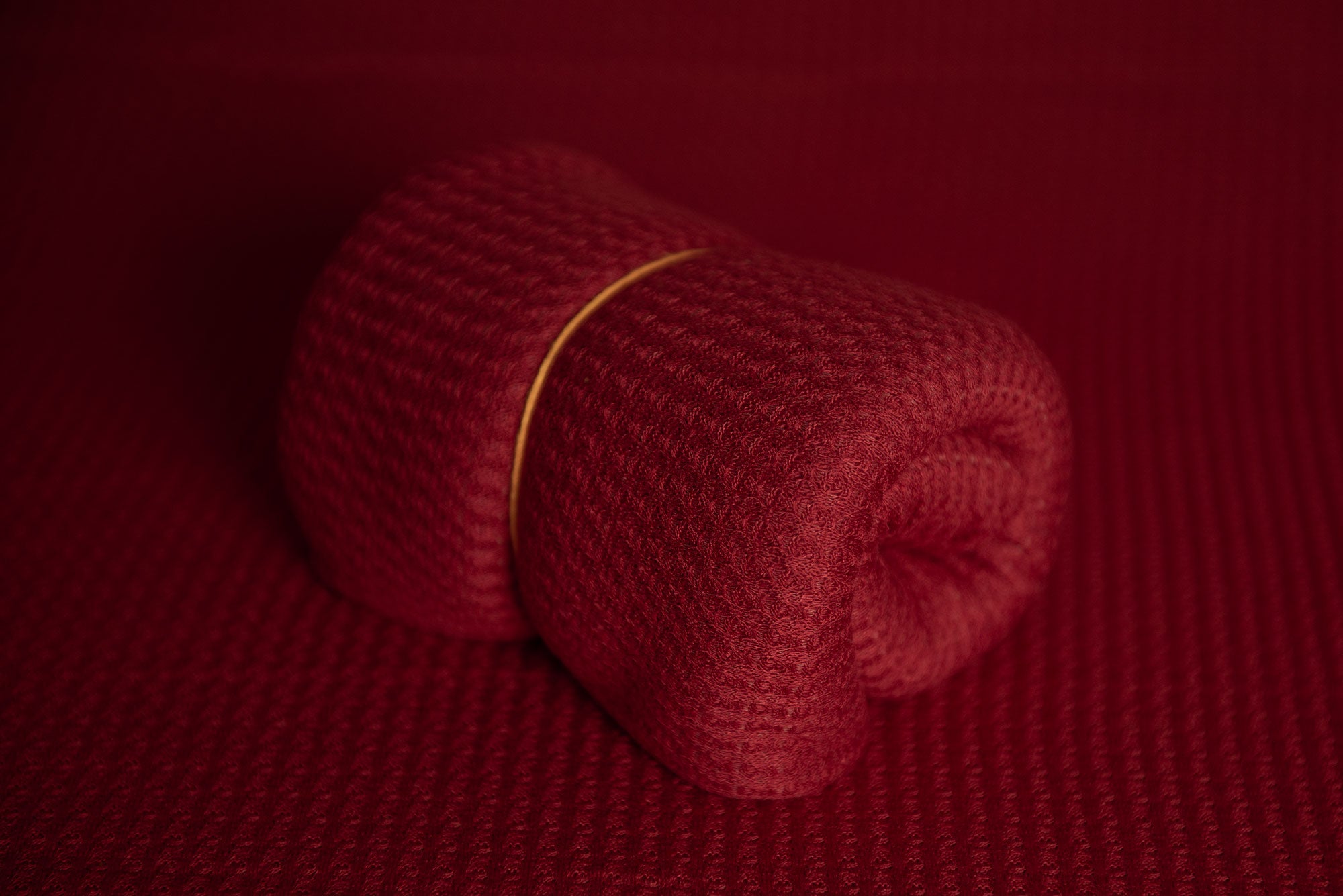 Bean Bag Fabric - Perforated - Red