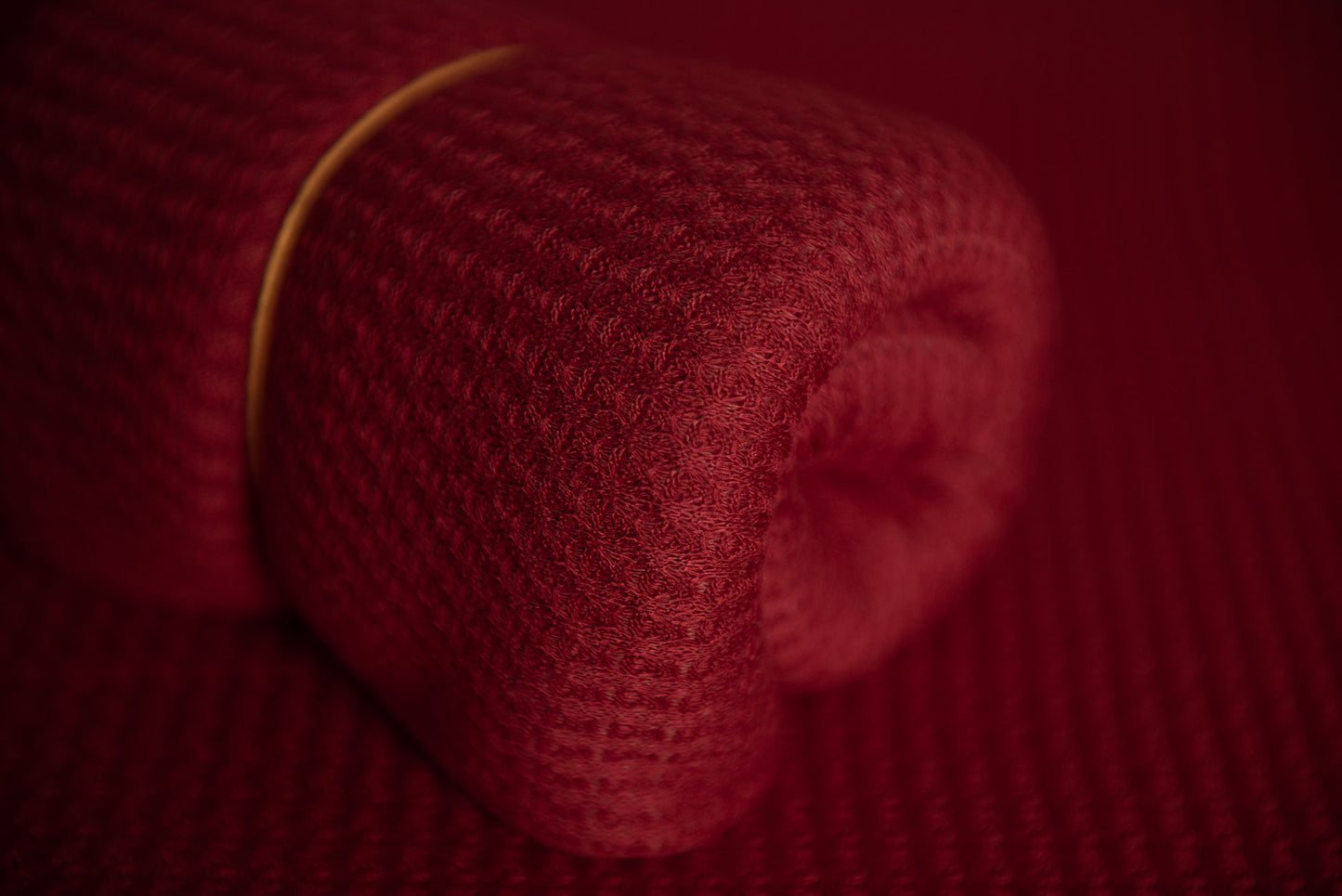 Bean Bag Fabric - Perforated - Red