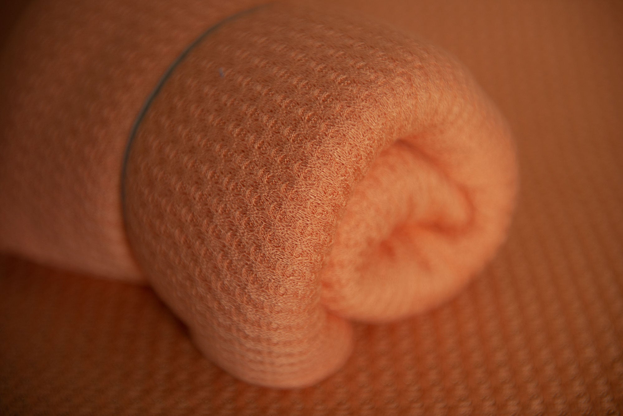 Bean Bag Fabric - Perforated - Tangerine