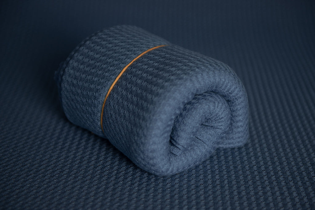 Bean Bag Fabric - Perforated - Denim