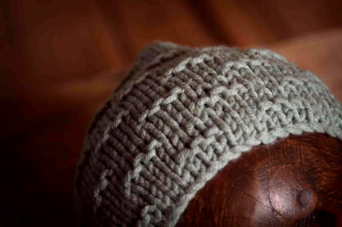 Crochet Bonnet - Sage-Newborn Photography Props