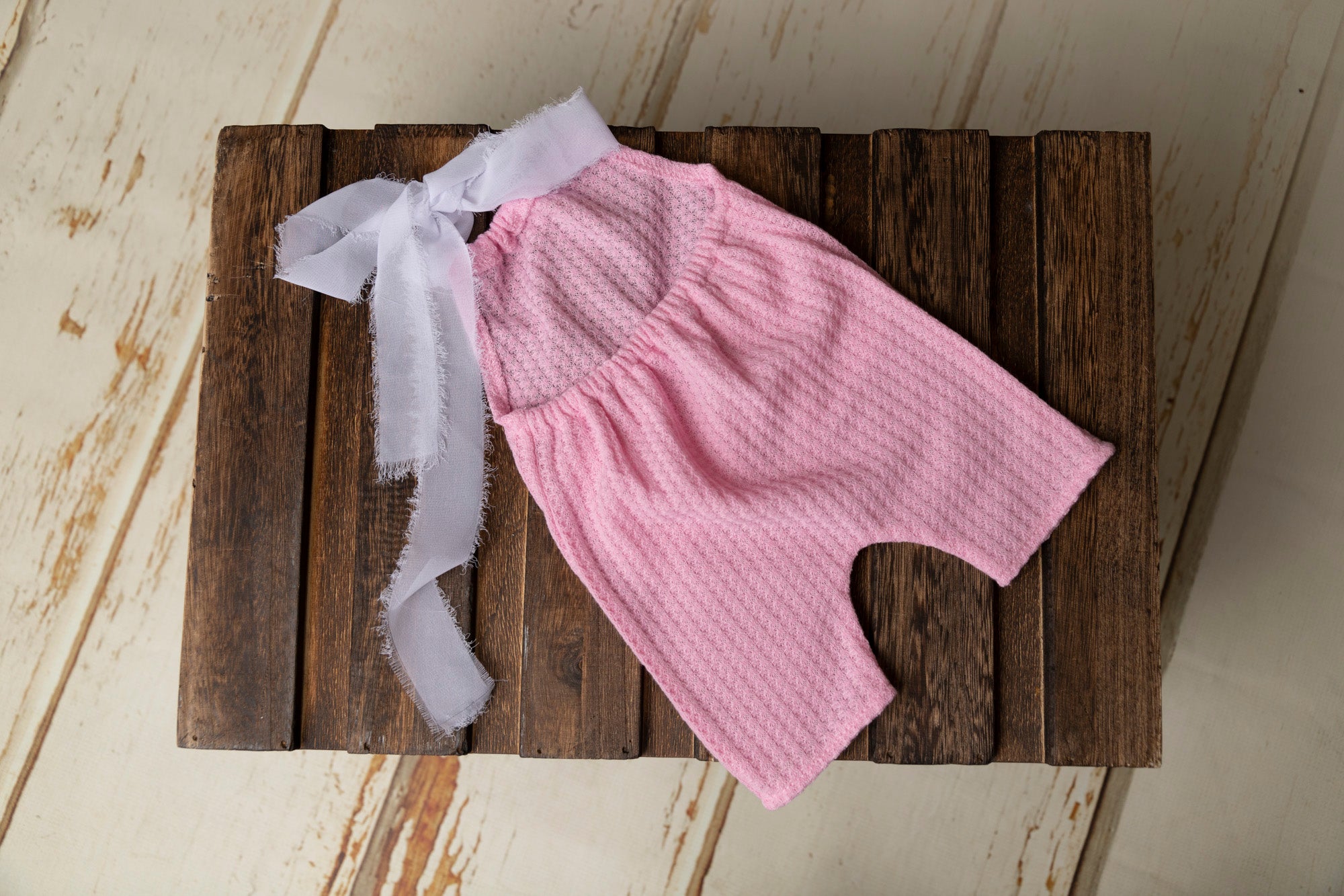 Adjustable Daisy Overall - Perforated - Light Pink