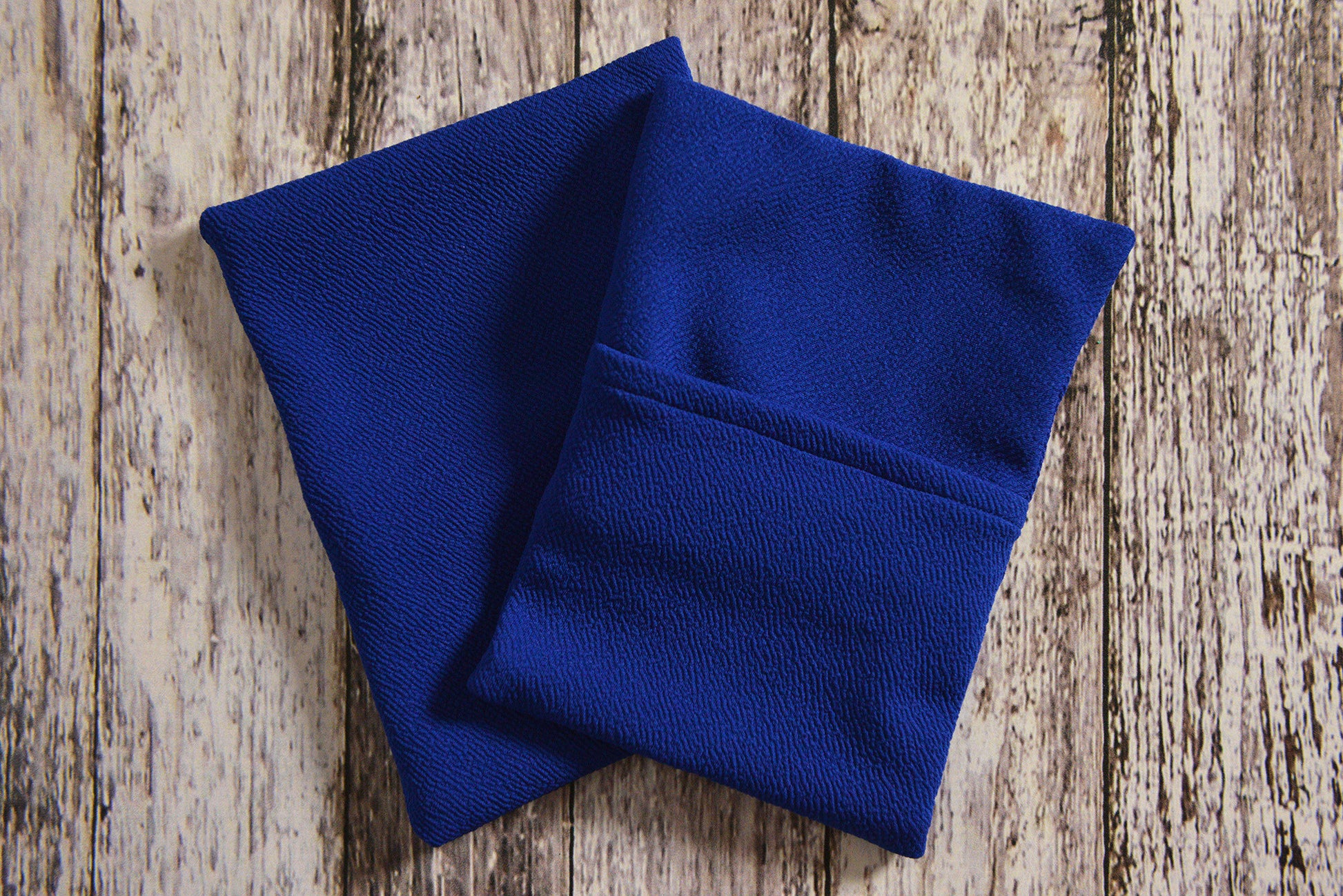 Cover for Mini Pillow - Textured - New Navy-Newborn Photography Props