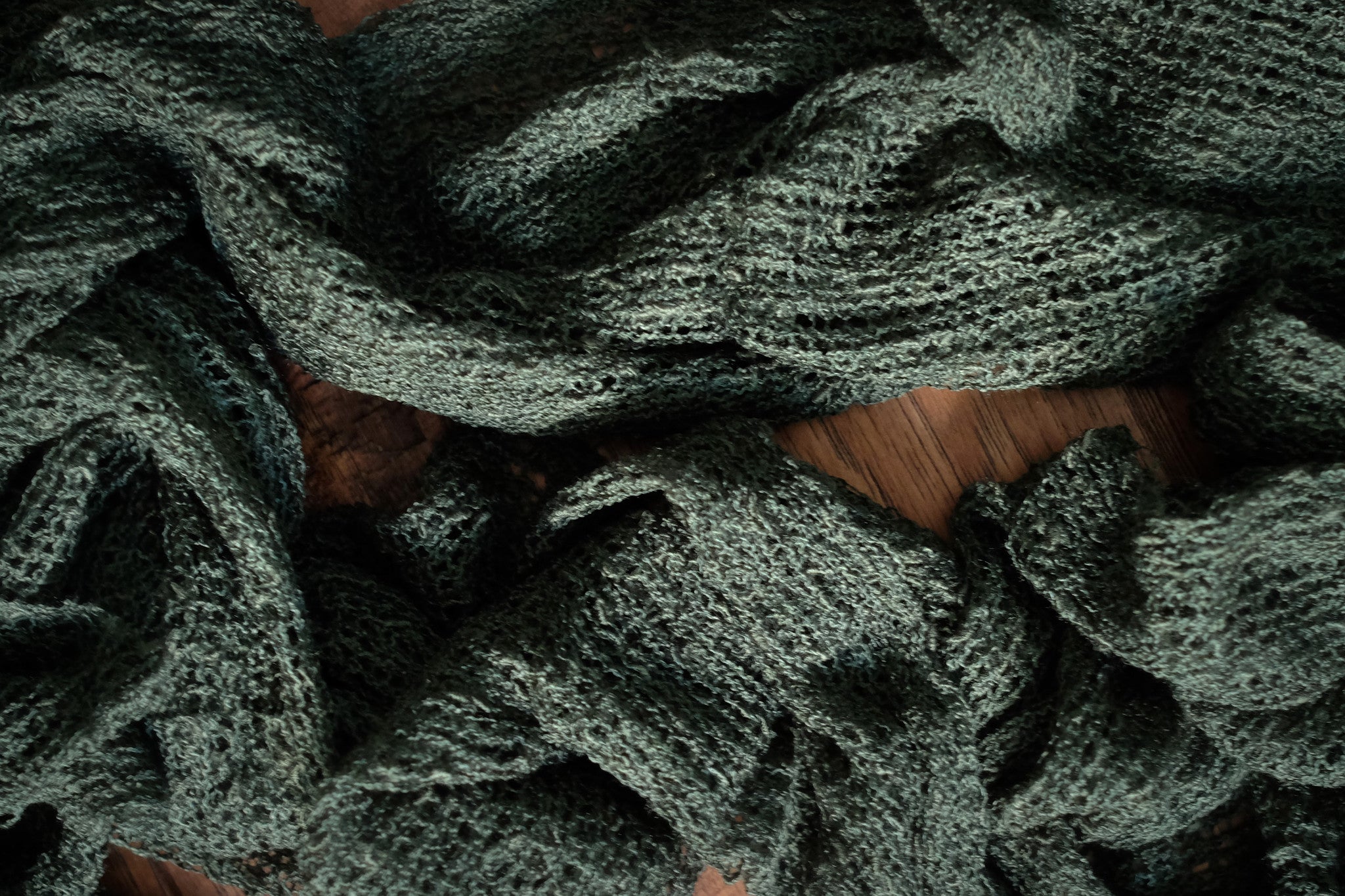 Stretch Knit Baby Wrap - Dark Green-Newborn Photography Props