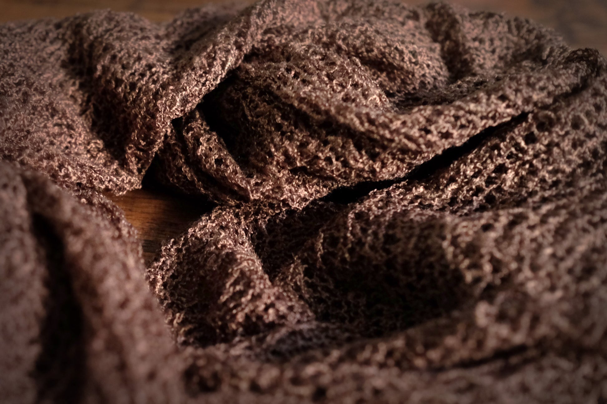 Stretch Knit Baby Wrap - Dark Coffee-Newborn Photography Props