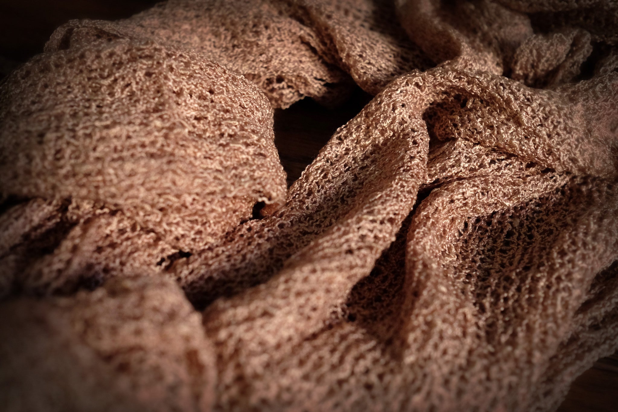 Stretch Knit Baby Wrap - Coffee-Newborn Photography Props