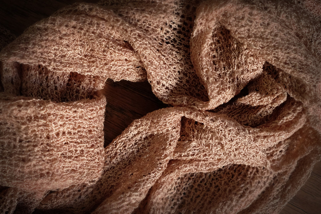 Stretch Knit Baby Wrap - Coffee-Newborn Photography Props