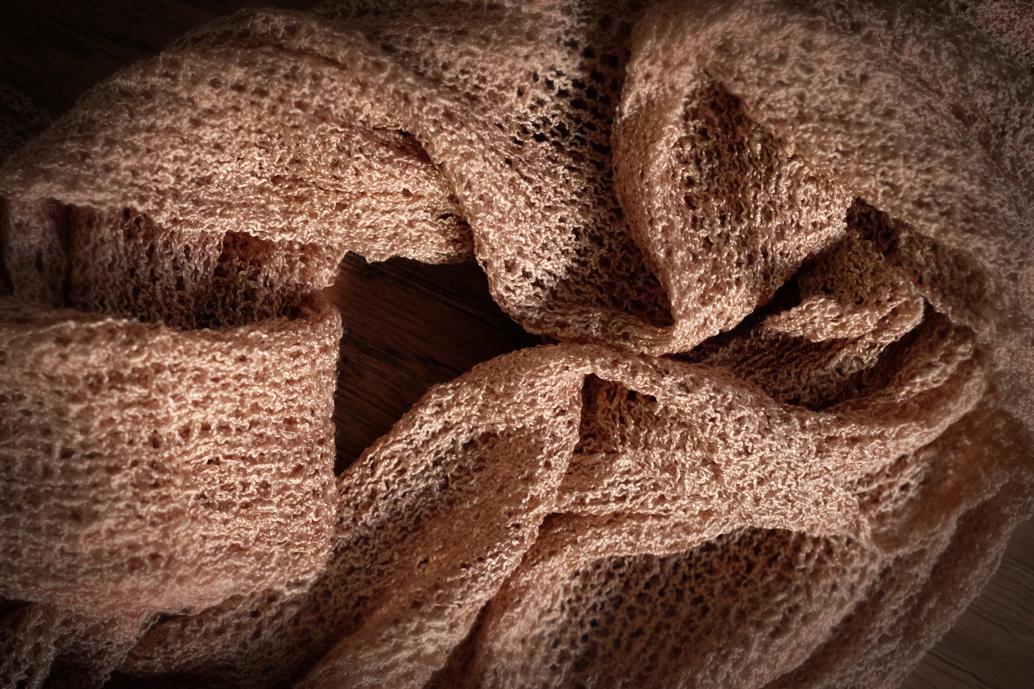 Stretch Knit Baby Wrap - Coffee-Newborn Photography Props