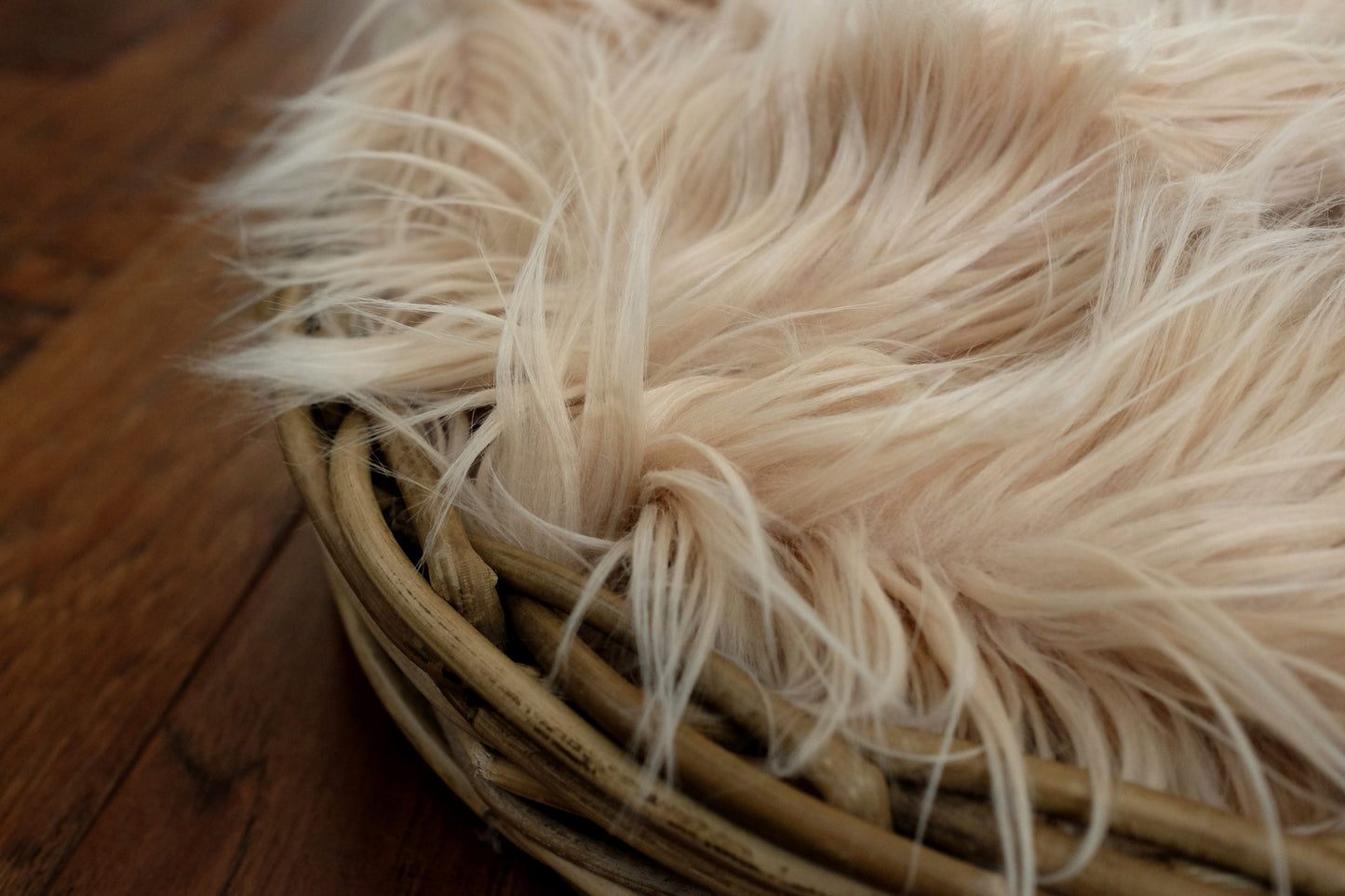 Faux Fur - Wheat-Newborn Photography Props
