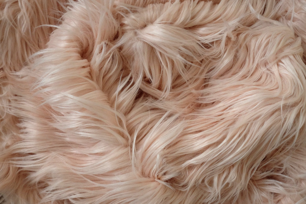 Faux Fur - Peachpuff-Newborn Photography Props