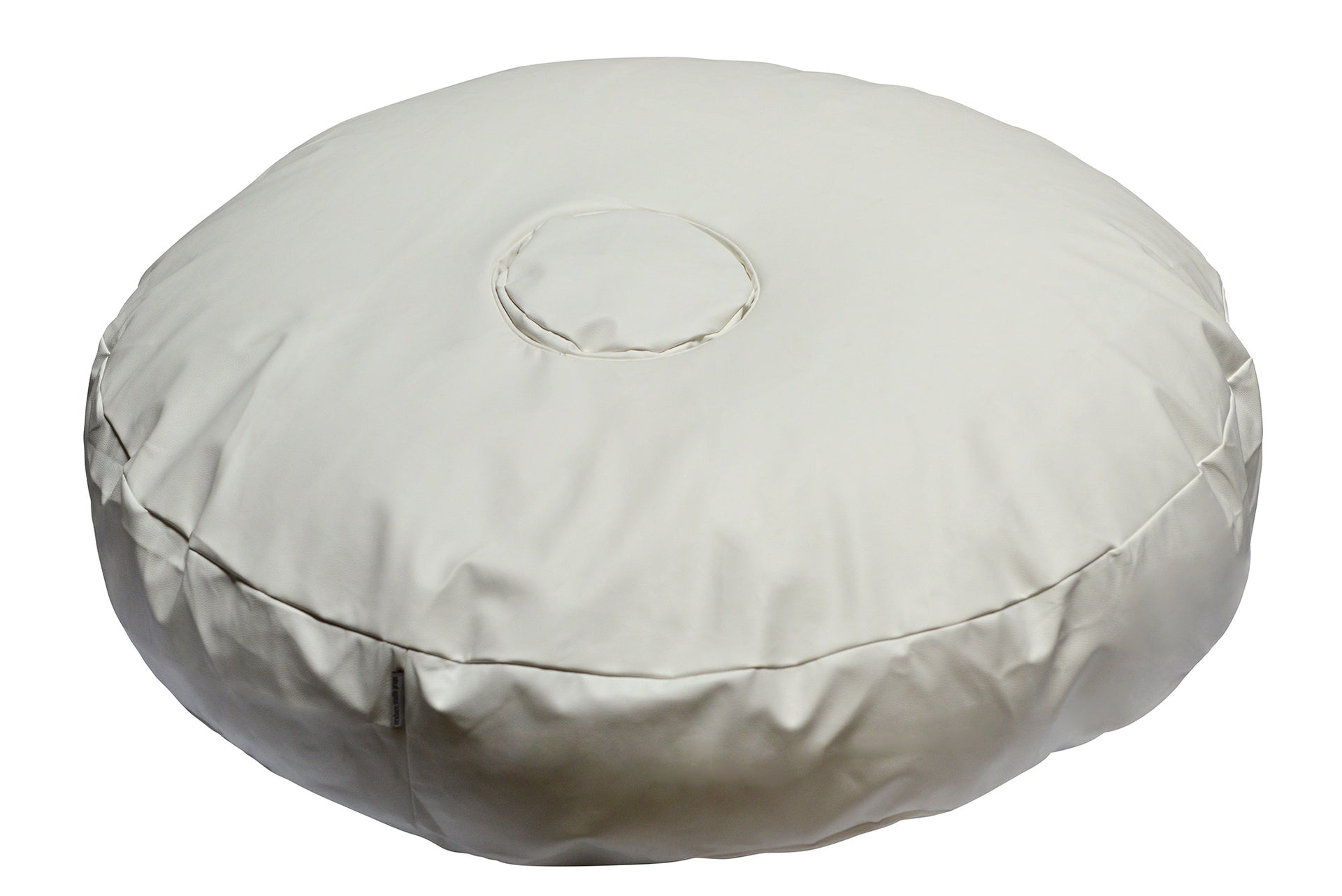 Round Bean Bag Sit on it - DONUT - khaki/orange_clone