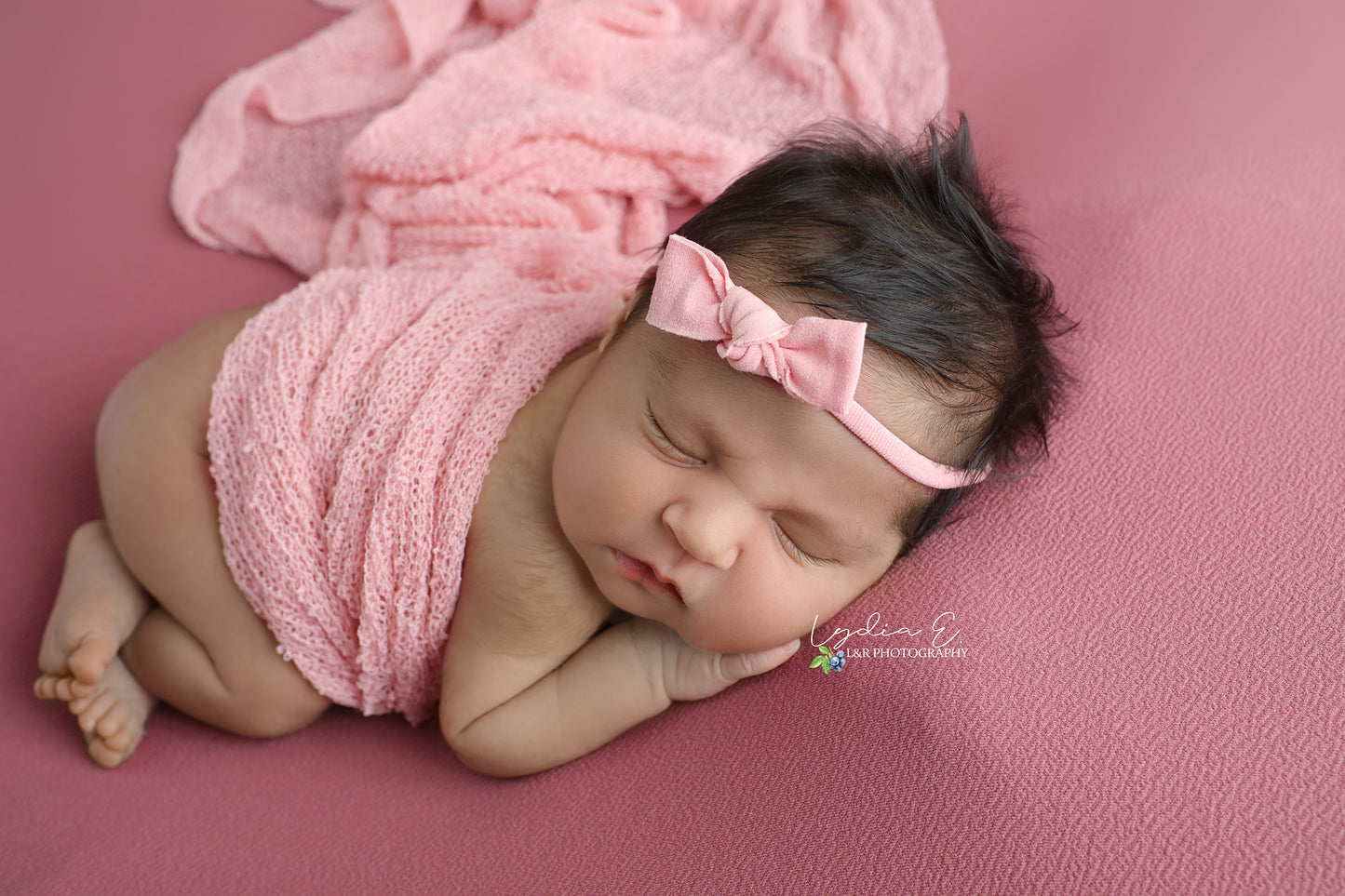 Bean Bag Fabric - Textured - Rose-Newborn Photography Props