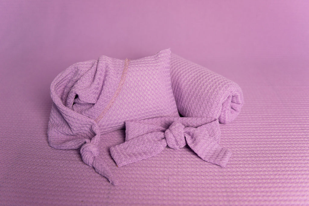 Bean Bag Set - Perforated Lilac