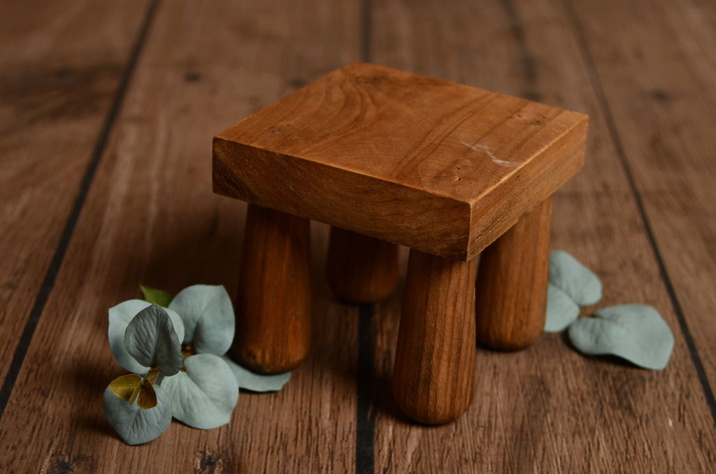 Rustic Square End Table - Brown