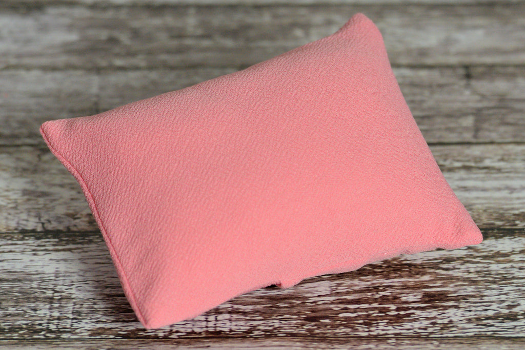 Mini Pillow with Cover - Textured - Rose-Newborn Photography Props