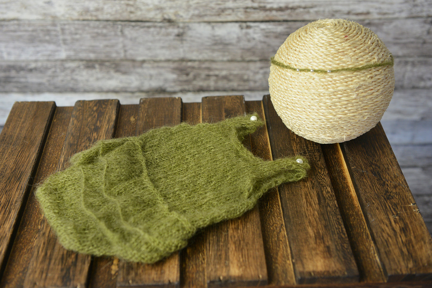 Romper and Headband for newborn photography