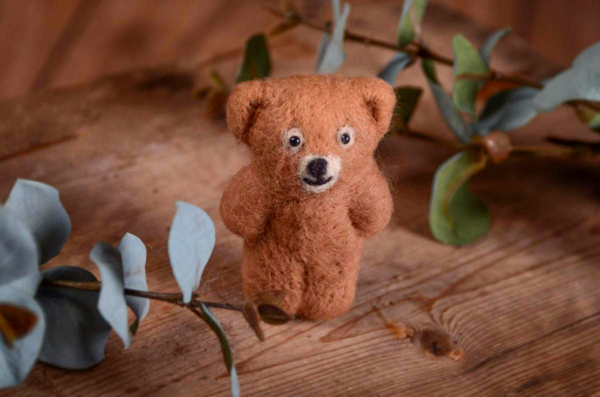 Little Teddy Bear - Light Brown-Newborn Photography Props