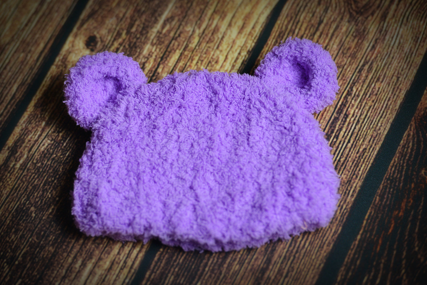Teddy Bear Hat - Lilac-Newborn Photography Props