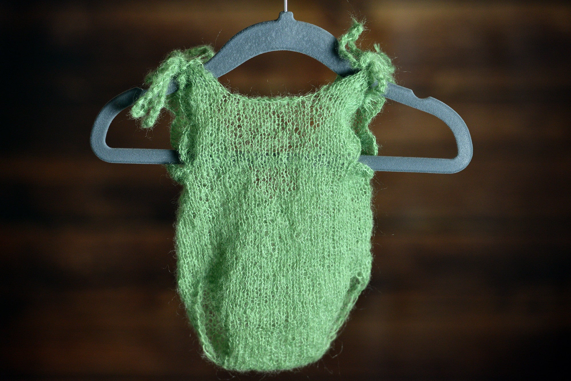 Mohair Bodysuit - Sage-Newborn Photography Props