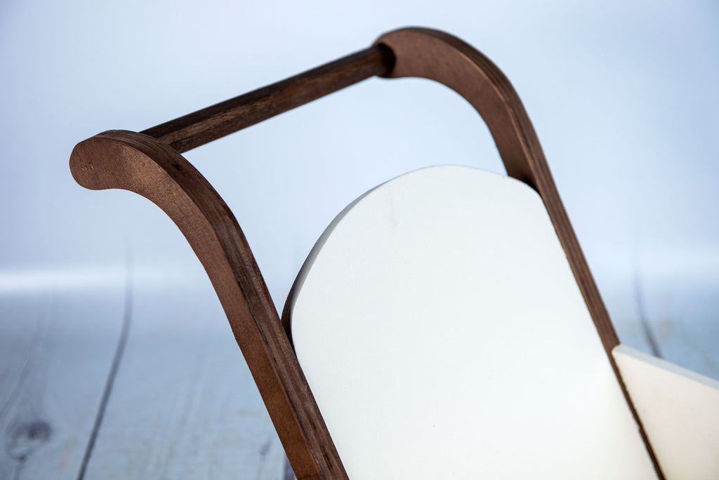 Vintage Sleigh - Model 4 - Brown & White