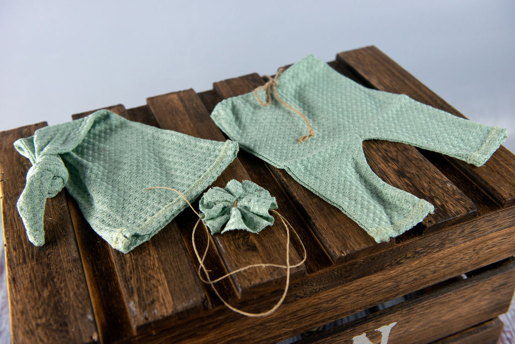 SET Basic Baby - Perforated - Light Sage